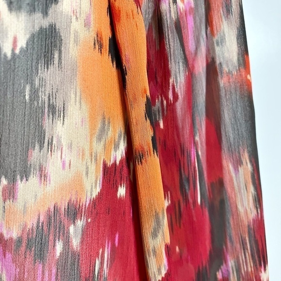 Ivy Jane Sheer Avant Garde Style Print Blouse - Picture 6 of 11